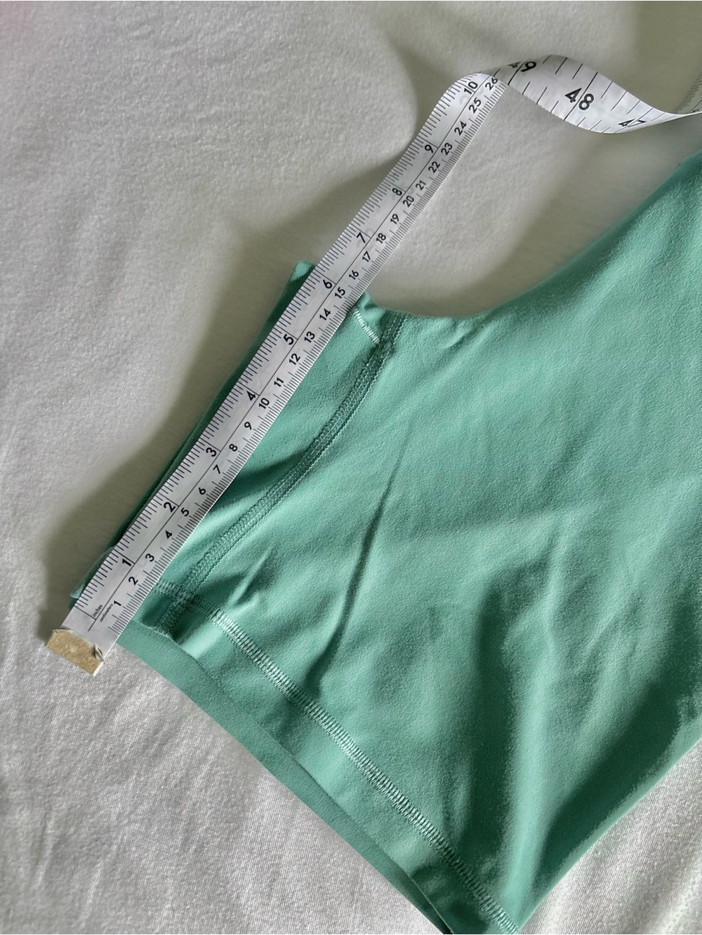 High-Waist Teal Women’s Active Shorts - Picture 3 of 6